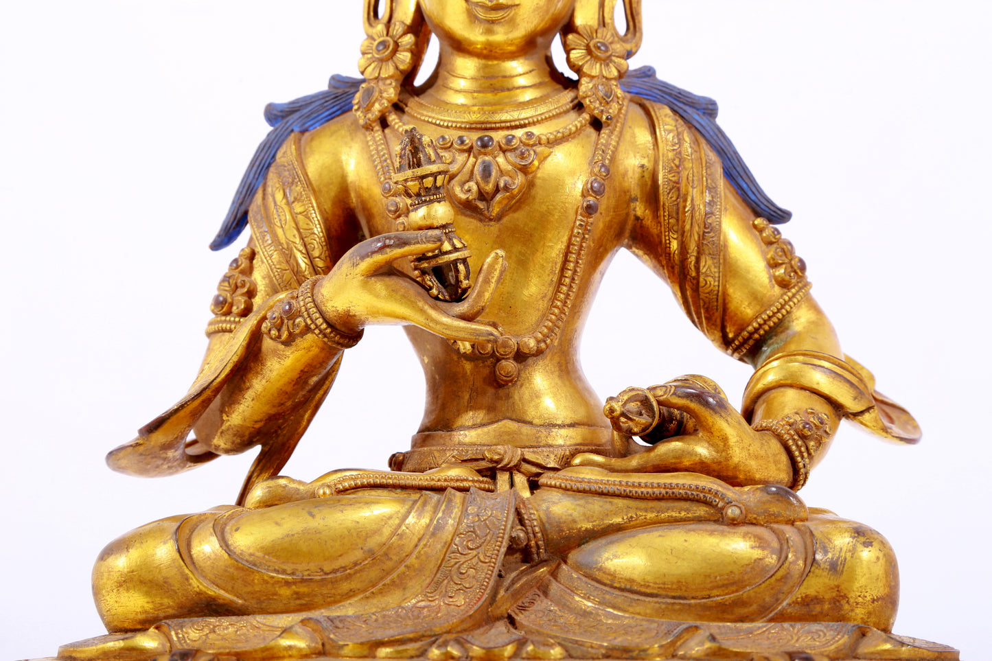 A Splendid Gilt-Bronze Figure Of Vajrasattva