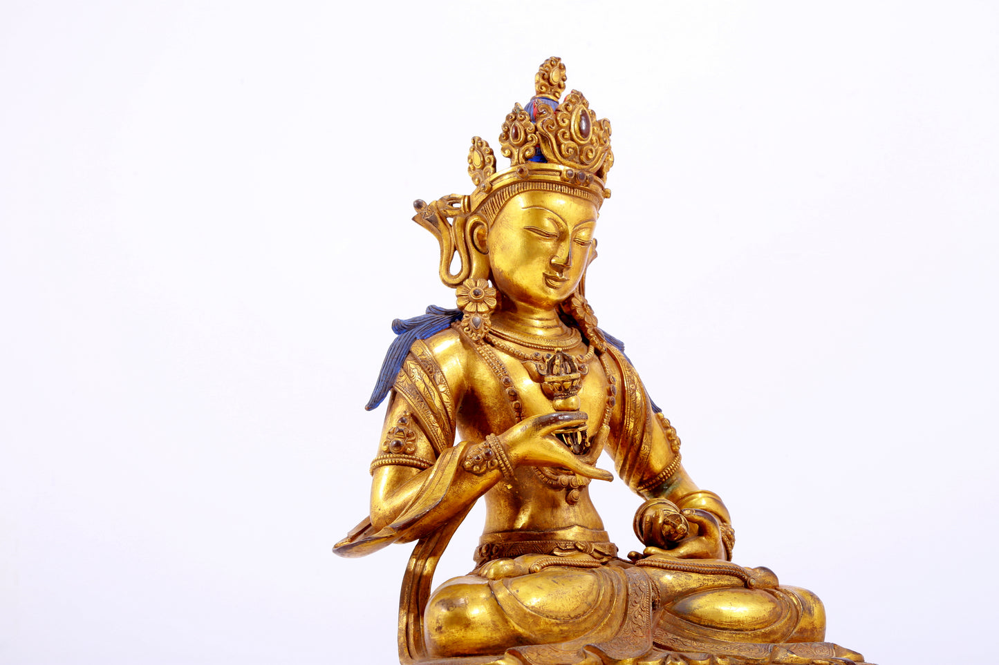 A Splendid Gilt-Bronze Figure Of Vajrasattva