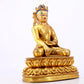 A Wonderful Gilt-Bronze Figure Of Longevity Buddha