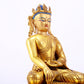 A Wonderful Gilt-Bronze Figure Of Longevity Buddha