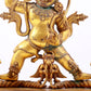 A gilt bronze Vajra statue