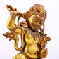 A gilt bronze Vajra statue