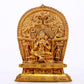A Splendid Gilt-Bronze Gem-Inlaid Figure Of Green Tara