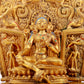 A Splendid Gilt-Bronze Gem-Inlaid Figure Of Green Tara
