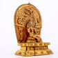 A Splendid Gilt-Bronze Gem-Inlaid Figure Of Green Tara