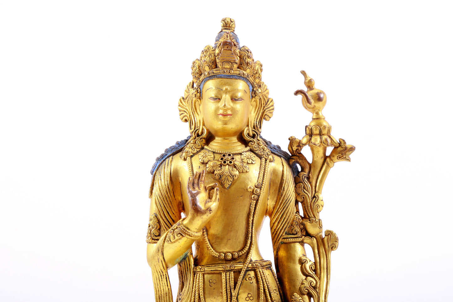 A Magnificent Gilt-Bronze Figure Of Tara