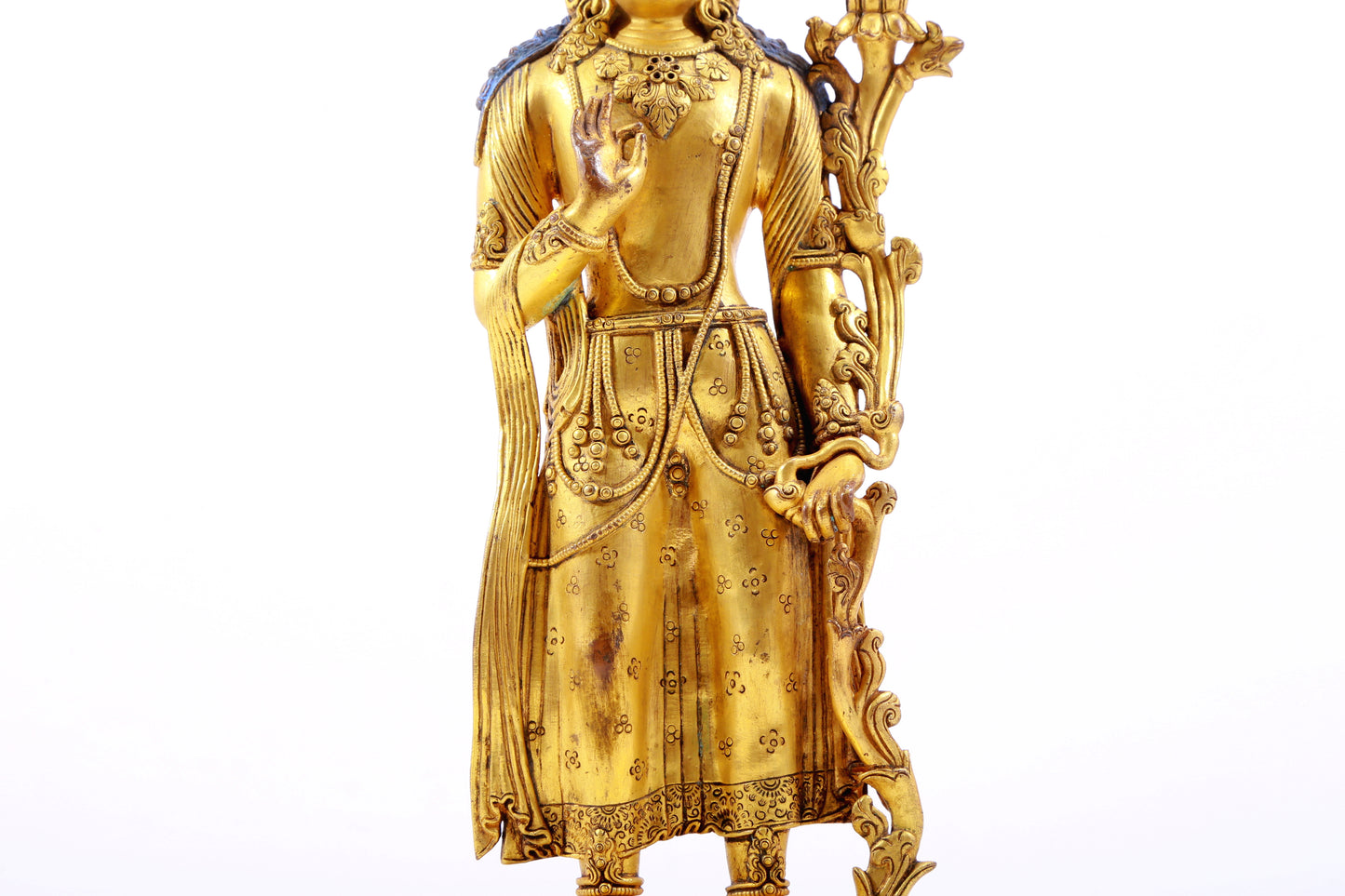 A Magnificent Gilt-Bronze Figure Of Tara