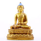 A Magnificent Set Of Three Gilt-Bronze Figures Of Buddha