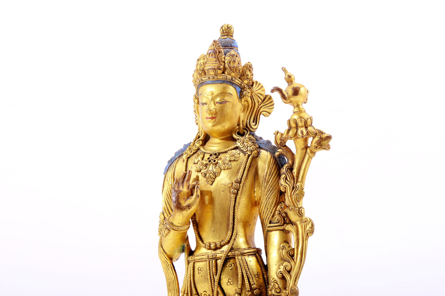 A Magnificent Gilt-Bronze Figure Of Tara