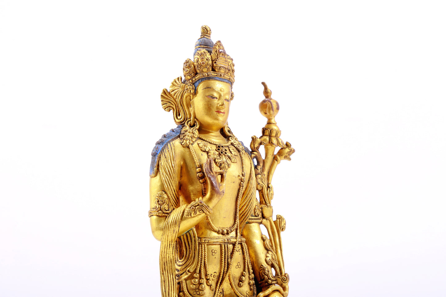 A Magnificent Gilt-Bronze Figure Of Tara