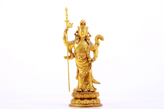 A Magnificent Gilt-Bronze Figure Of Padmasambhava