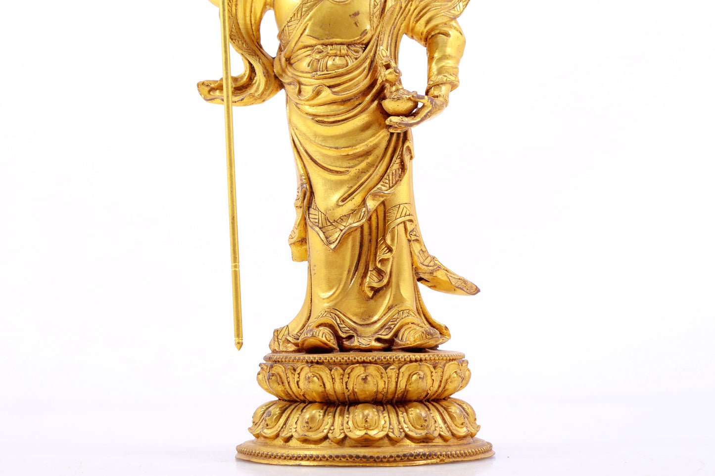 A Magnificent Gilt-Bronze Figure Of Padmasambhava