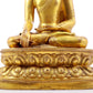 A Magnificent Set Of Three Gilt-Bronze Figures Of Buddha