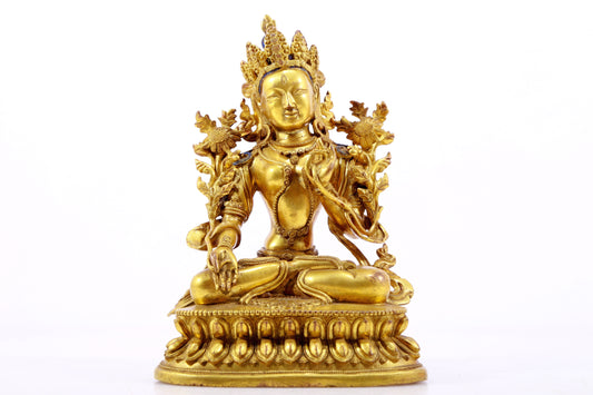 A Magnificent Gilt-Bronze Figure Of Tara