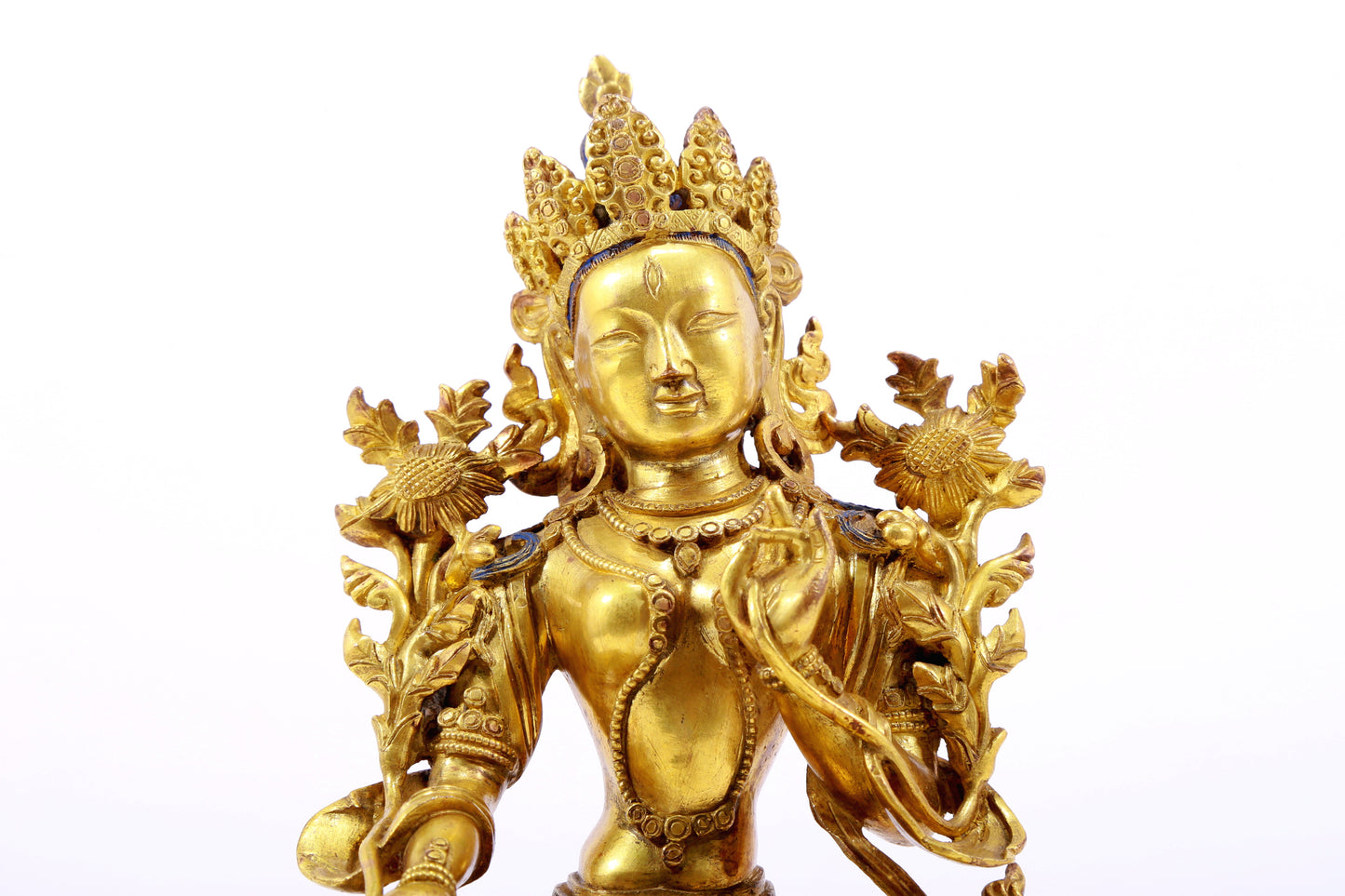 A Magnificent Gilt-Bronze Figure Of Tara