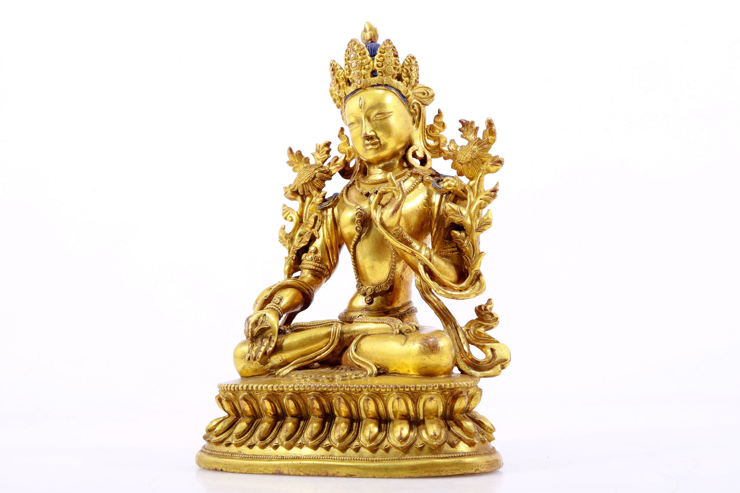 A Magnificent Gilt-Bronze Figure Of Tara