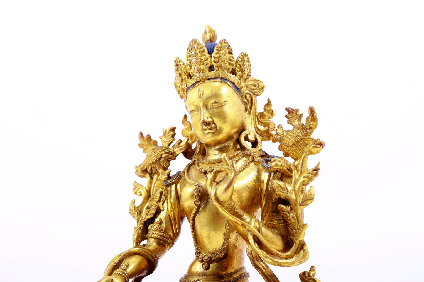 A Magnificent Gilt-Bronze Figure Of Tara