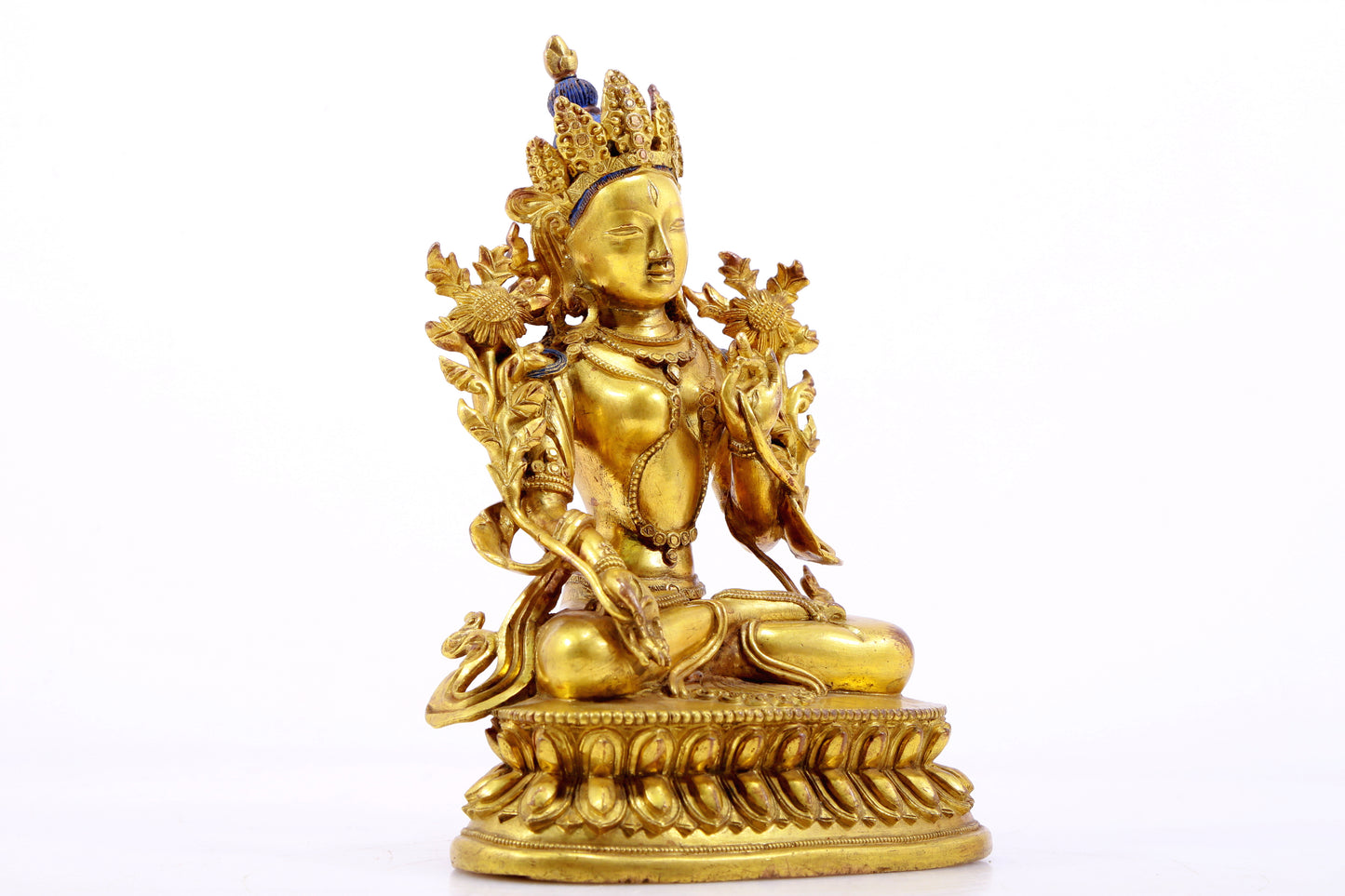 A Magnificent Gilt-Bronze Figure Of Tara