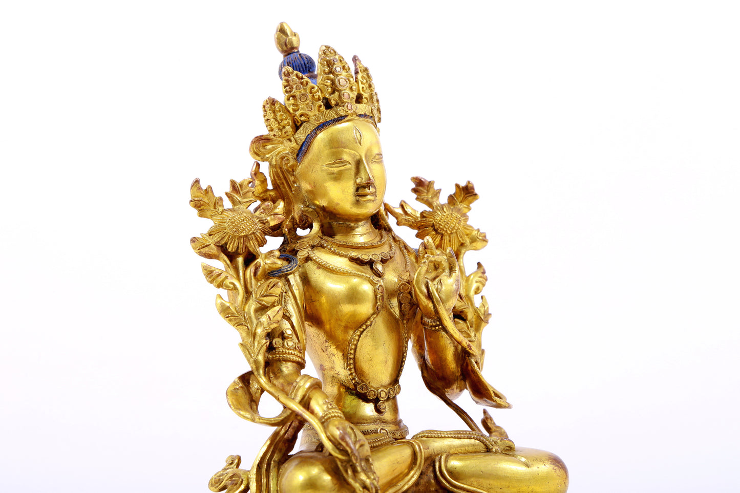 A Magnificent Gilt-Bronze Figure Of Tara