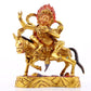 A Magnificent Gilt-Bronze Figure Of Kubera Seated On A Horse