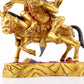 A Magnificent Gilt-Bronze Figure Of Kubera Seated On A Horse