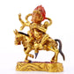 A Magnificent Gilt-Bronze Figure Of Kubera Seated On A Horse