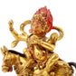 A Magnificent Gilt-Bronze Figure Of Kubera Seated On A Horse