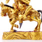 A Magnificent Gilt-Bronze Figure Of Kubera Seated On A Horse