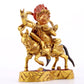 A Magnificent Gilt-Bronze Figure Of Kubera Seated On A Horse