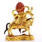 A Magnificent Gilt-Bronze Figure Of Kubera Seated On A Horse