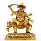 A gilt bronze statue of a great siddha