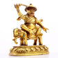 A gilt bronze statue of a great siddha