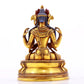 A Magnificent Gilt-Bronze Figure Of Four-Armed Avalokiteshvara