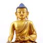 A gilt bronze statue of Gautama Buddha