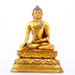 A Brilliant Set Of Three Gilt-Bronze Figures Of Buddha