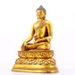 A Brilliant Set Of Three Gilt-Bronze Figures Of Buddha