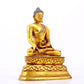 A Brilliant Set Of Three Gilt-Bronze Figures Of Buddha