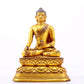 A Brilliant Set Of Three Gilt-Bronze Figures Of Buddha