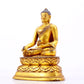 A Brilliant Set Of Three Gilt-Bronze Figures Of Buddha