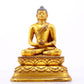 A Brilliant Set Of Three Gilt-Bronze Figures Of Buddha