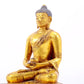 A Brilliant Set Of Three Gilt-Bronze Figures Of Buddha