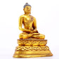 A Brilliant Set Of Three Gilt-Bronze Figures Of Buddha