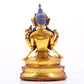 A Magnificent Gilt-Bronze Gem-Inlaid Figure Of Four-Armed Avalokiteshvara