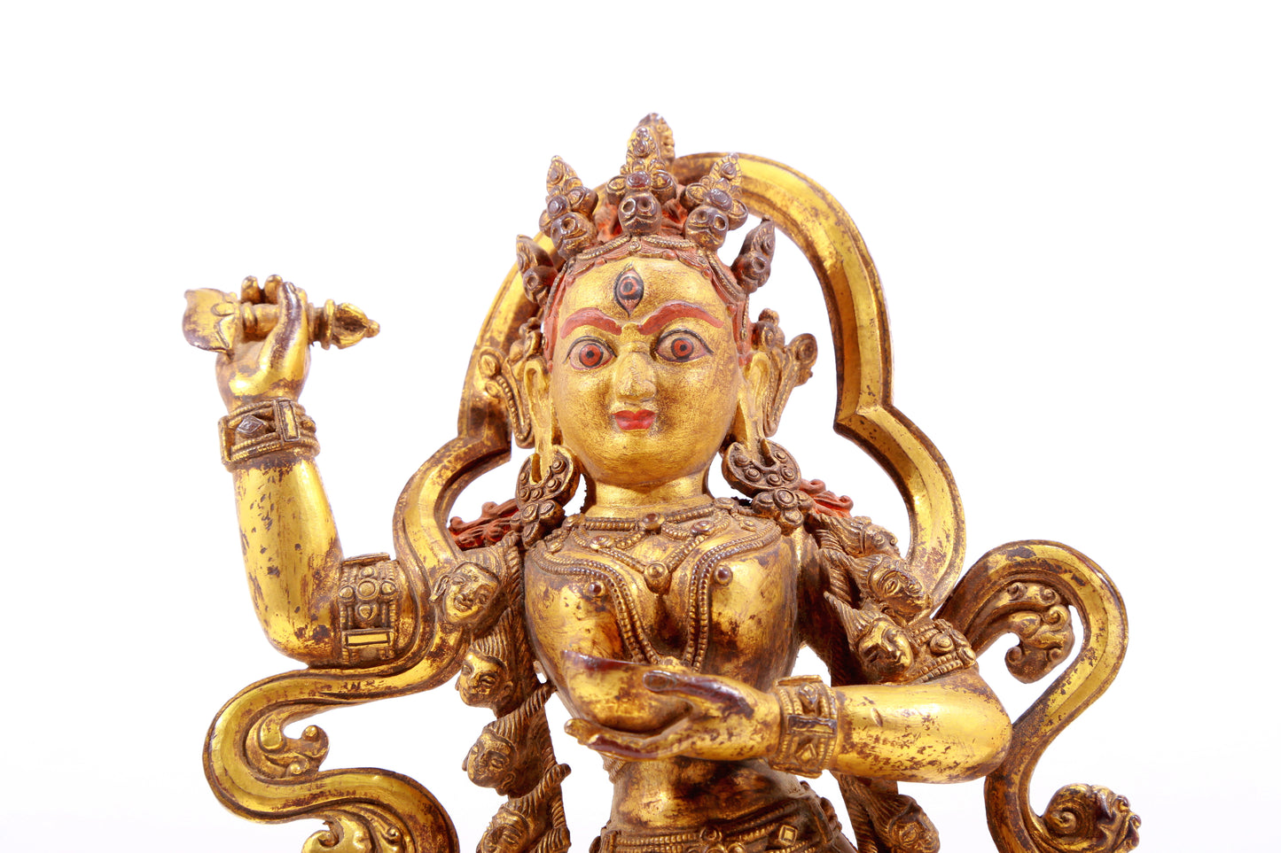 A Splendid Gilt-Bronze Figure Of Vajrapani