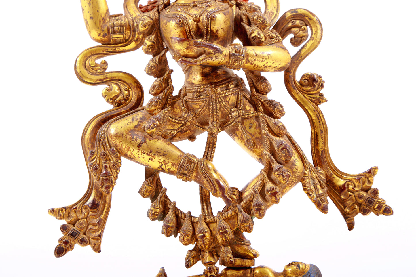 A Splendid Gilt-Bronze Figure Of Vajrapani