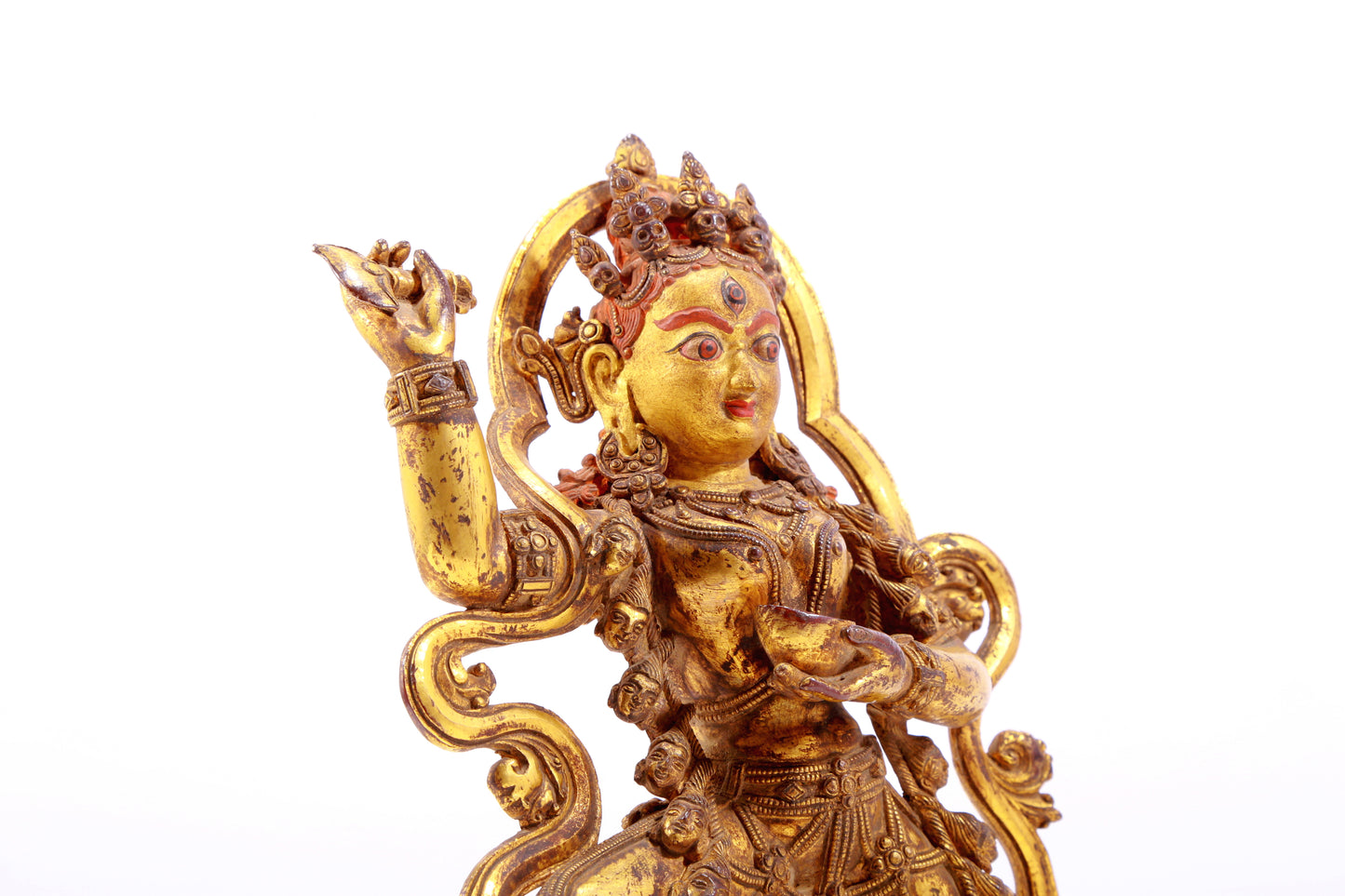 A Splendid Gilt-Bronze Figure Of Vajrapani