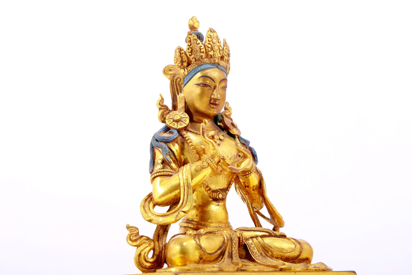 Splendid Gilt-Bronze Figure Of Bodhisattva