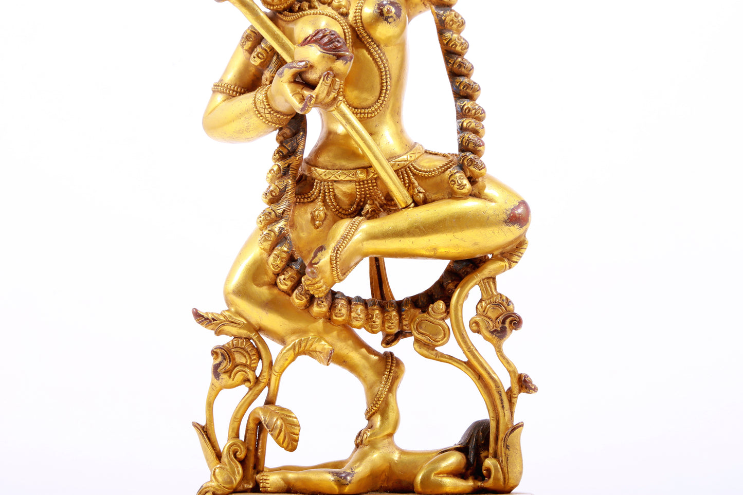 A Magnificent Gilt-Bronze Figure Of Vajrapani