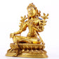 A Magnificent Gilt-Bronze Figure Of Green Tara