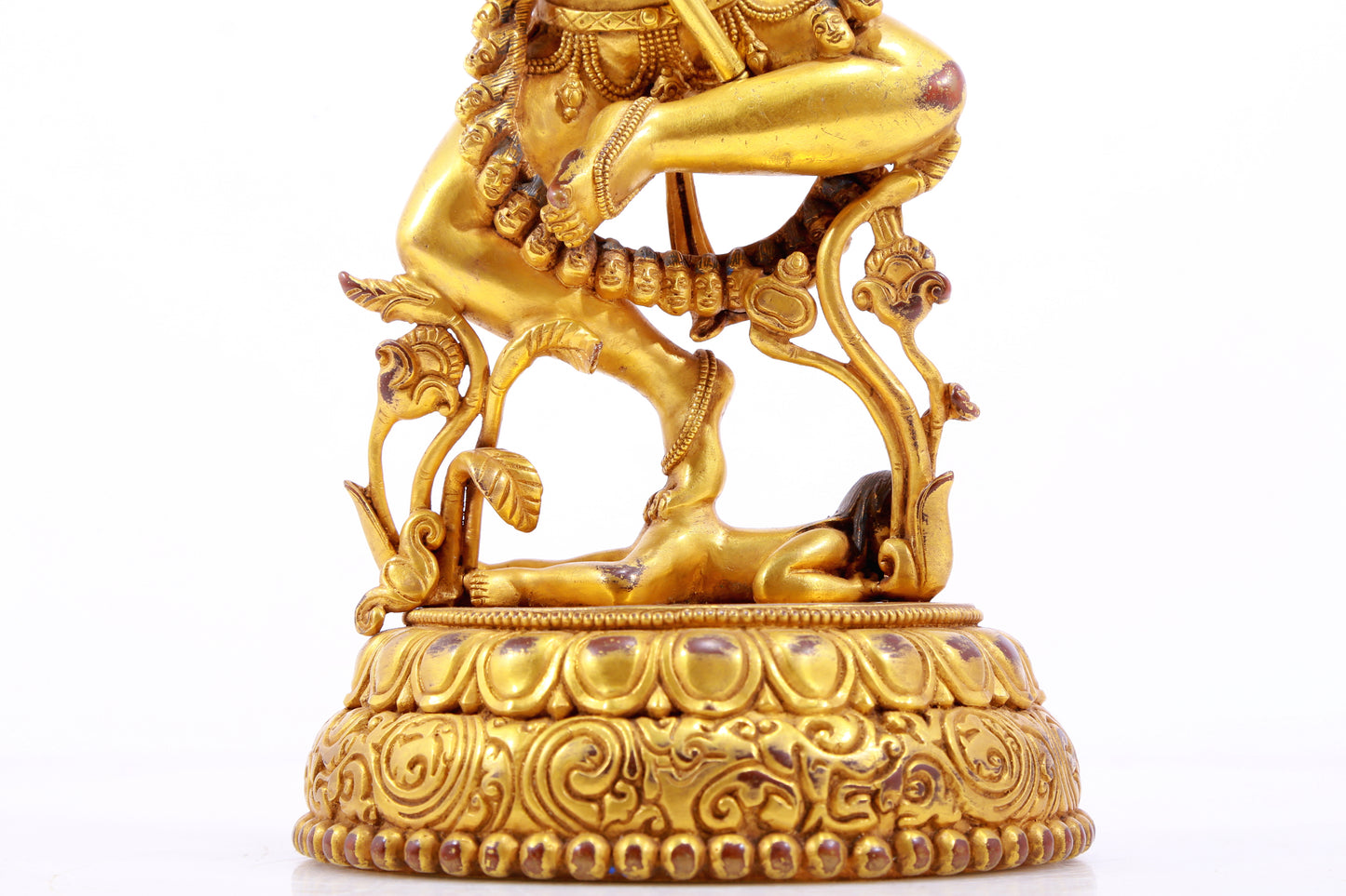 A Magnificent Gilt-Bronze Figure Of Vajrapani